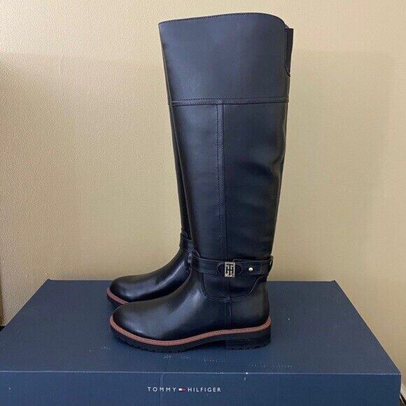 Tommy Hilfiger women Knee-High Riding Boots - Picture 1 of 8